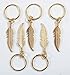Bling Rings - 35 Gold Hair Ring Charms (Bonus 10 Plain Rings) for Pierced Braid & Dreadlock Decoration - Girl Jewelry Accessories (Gold)