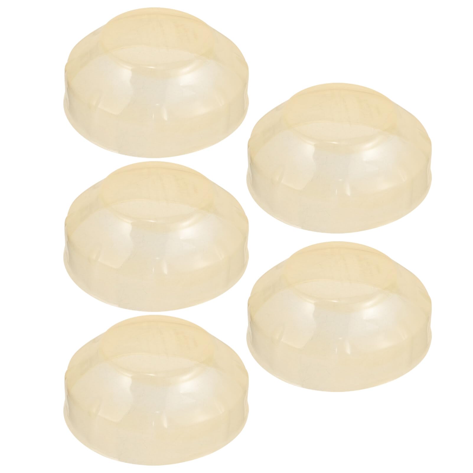 DEARMAMY Cover Protective Clear Plastic Guard for Home Fire Safety Dust Cover 4.13X4.13X1.57In 5 Pack