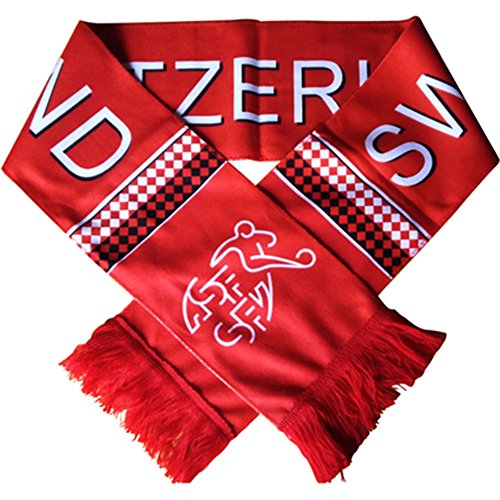 2018 World Cup Fans Scarves Scarf Football Scarves (fans scarves-Switzerland) - Thumbnail 2