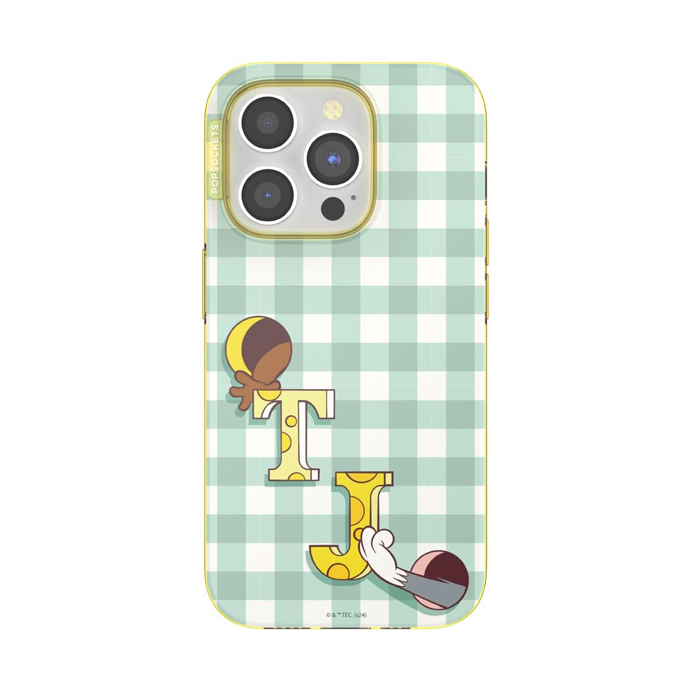 PopSockets iPhone 15 Pro Case Compatible with MagSafe, Phone Case for iPhone 15 Pro, Wireless Charging Compatible, Case Only - Tom & Jerry Picnic