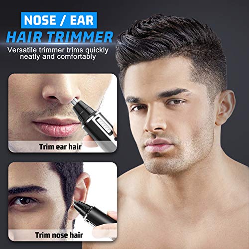Nose Hair Trimmer Rechargeable, Professional Painless Eyebrow and