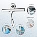 Baban Shower Squeegee Glass Squeegee Window Squeegee All-Purpose Squeegee for Bathroom/Kitchen/Car Glass/Mirror/Restaurant, Stainless Steel Squeegee with Suction Cup Hooks Holder, 9.6 Inch