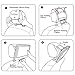 CUTRIP Car Headrest Mount Holder for CUTRIP 10.1 inch Portable Blu-ray Player and Fit for 10.1-12.5 inch Swivel Screen Portable DVD Players (DVD Player Thickness Requires about 35-42MM)
