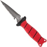 BUBBA 3.5" Pointed Dive Knife with Non-Slip Grip Handle
