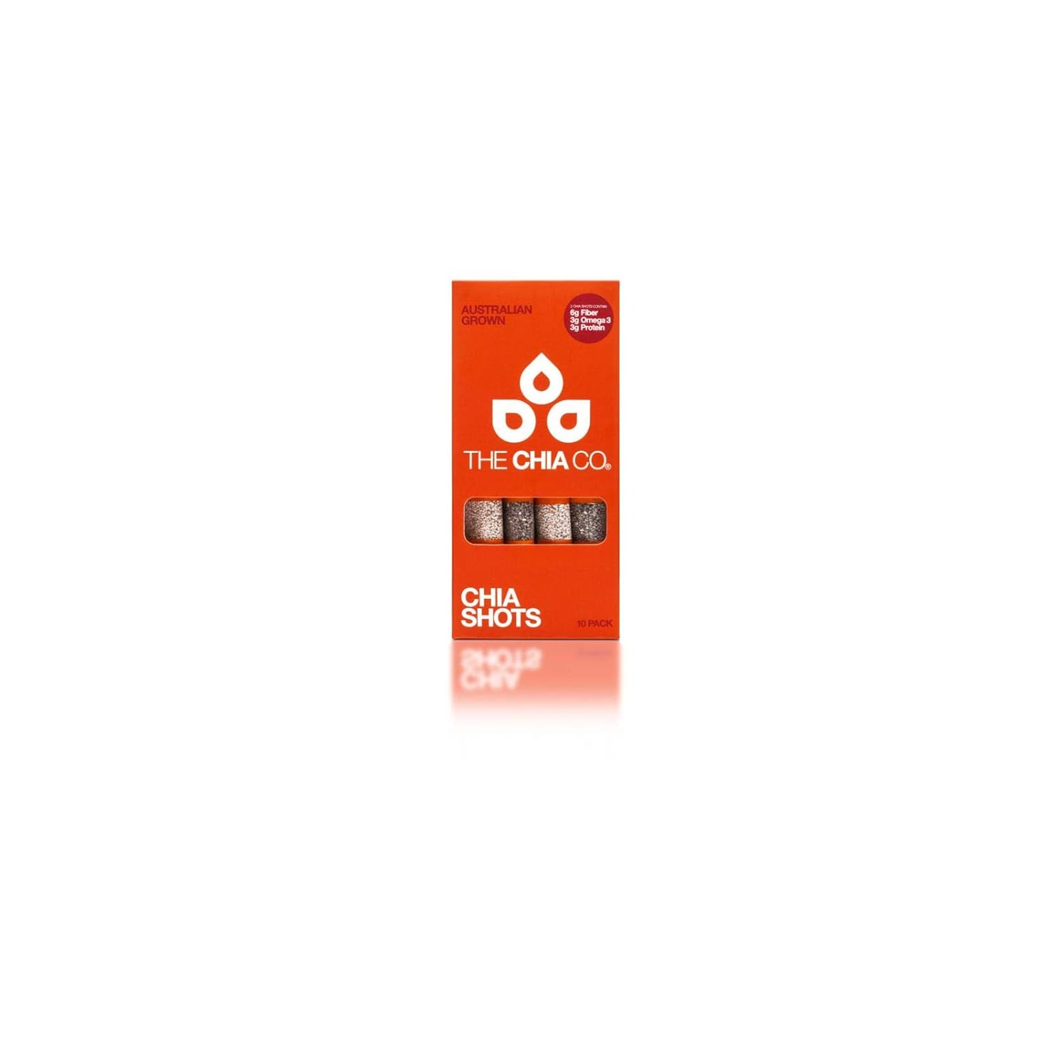 Chia Chia Shot de cápsulas, 2,8 onzas – 10 por paquete – -8 ...