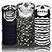 Sports Multifunctional Headwear 1 PACK Skull Face Mask Neck Gaiter Skull Scarf Wrap Sweatband Skeleton Headband - Skull Seamless Tube Bandana