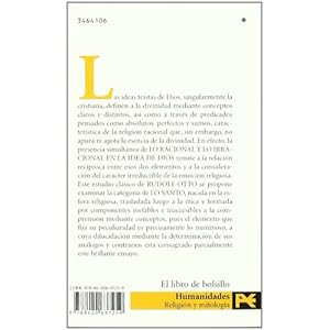 Lo Santo / The Saint: Lo Racional Y Lo Irracional En La Idea De Dios (Humanidades) (Spanish Edition)