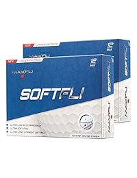 Maxfli SoftFli - Pelotas de golf mate