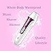 Painless Hair Remover for Women 5 in 1 Rechargeable Razors Portable Waterproof Hair Removal for Face/Legs/Arms/Eyebrow/Nose/Bikini Trimmer Body Shaver for Ladies (Purple)-2018 Exclusive