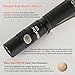 UltraTac K18 Mini Keychain Flashlight, 130 Lumen Waterproof Cree LED Keyring Light with Side Button Switch Including 10180 Rechargeable Battery and Micro USB Cable (K18 BLK)