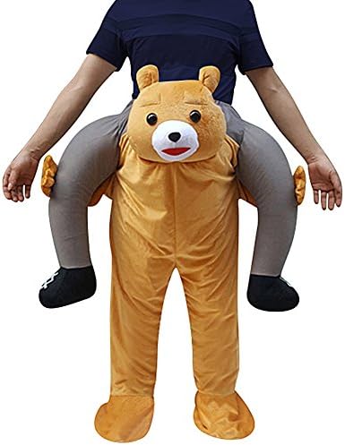 Funny Piggyback, Ride-On Shoulder, Carry Me Costume for Adults, One Size
