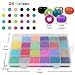 AK KYC 24000 pcs Glass Seed Beads 2MM Small Beads for Jewelry Making 24 Assortment Opaque Color Hole 0.6mm Bracelets Necklaces DIY Crafts Beading Kits