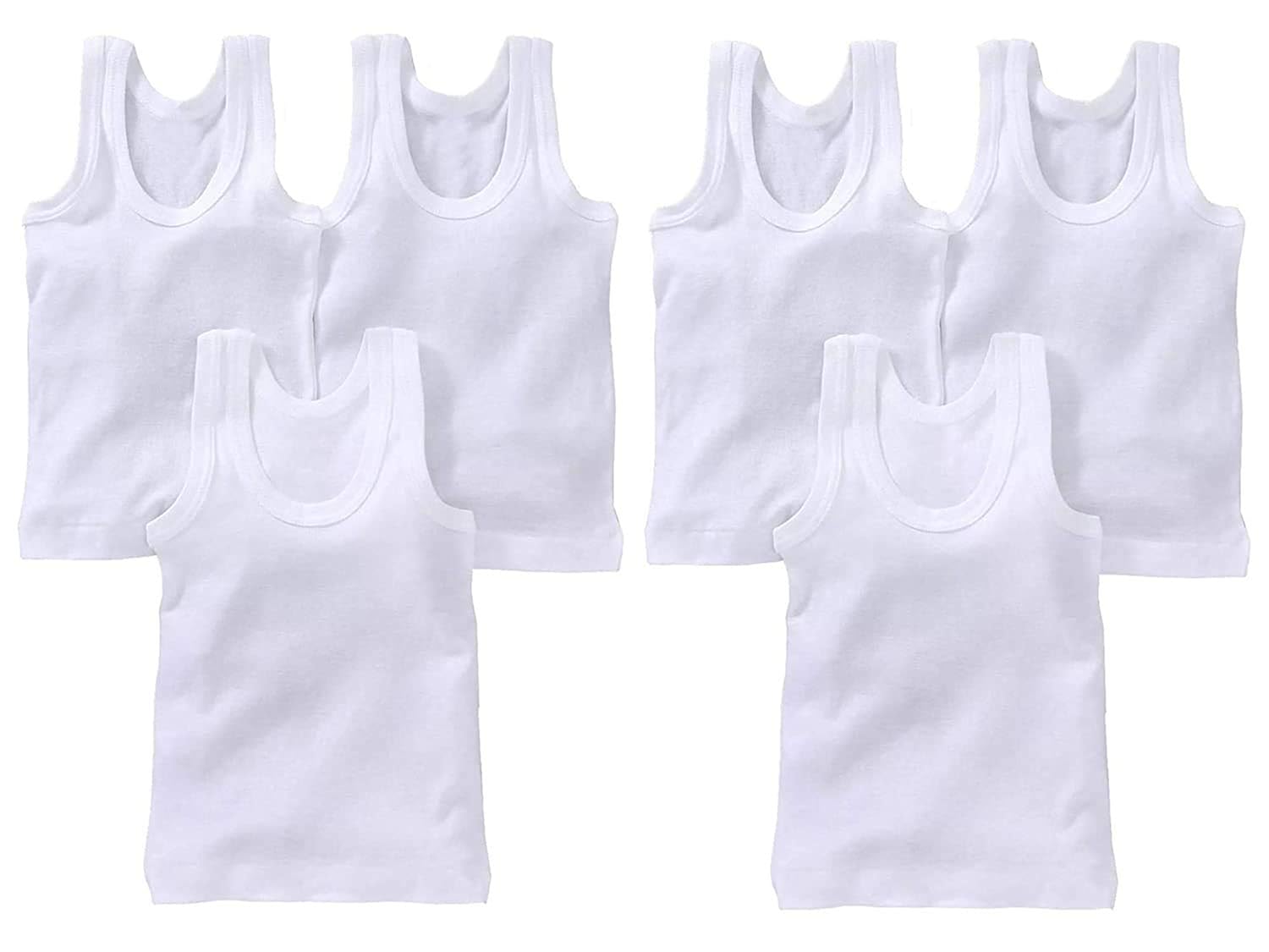 KRIDAY Newborn Printed Vest Baniyan Cotton Inner wear Vest for Baby