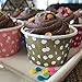 Candy Nut Mini Baking Paper Treat Cups - Black Gold White - 48 Pack