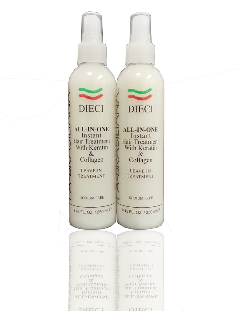 La-Brasiliana La Brasiliana Dieci All In One Treatment 8.45 Oz"Pack Of 2"