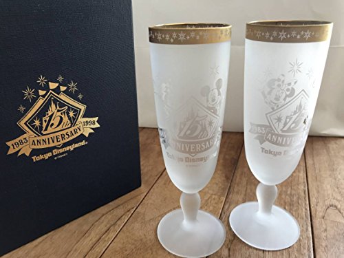 東京ディズニーランド 15周年記念 ペアグラス ミッキー ミニーマウス シャンパングラス フロスト加工の買取価格 相場 高価買取なら買取一括比較のウリドキ