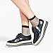 Florboom Womens Mesh Fishnet Sheer Ankle Crew Socks Pantyhose Black 3 Pack