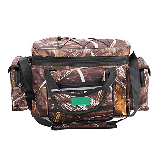 liaobeiotry Multifunktionstasche/Schultertasche/Messenger-Tasche mit großer Kapazität, zum Angeln, wasserdicht… – Bild 3