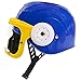 Childrens Plastic Racing Stock Car Driver Costume Helmet BLUE