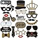 KatchOn, New Years Eve Photo Booth Props 2025 - Pack of 24, Glitter Nye Party Favors 2025 | New Years Photo Booth Props 2025 for Happy New Years Decorations 2025 | New Years Eve Party Supplies 2025