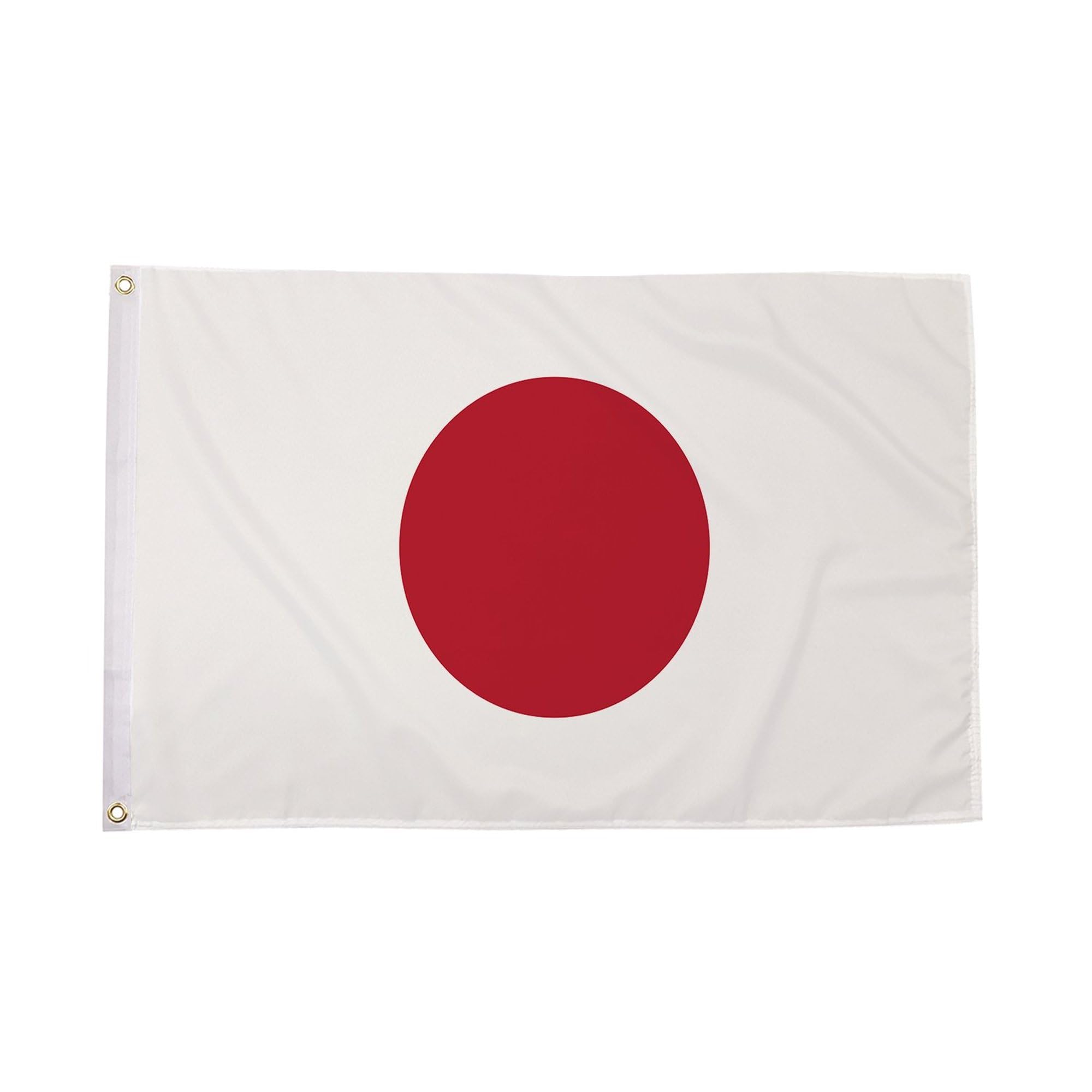 Flagtex Japan Flag 5ft x 3ft National Flag White with Red Circle Disc Hinomaru Rising Sun Premium Quality Polyester Double Stitched Brass Grommets 150cm x 90cm Indoor Outdoor Banner Display — image 1