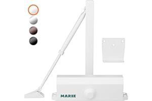 Marie Automatic Door Closer with Hold Open Function,for Residential and Commercial/Adjustable Spring Hydraulic Door Closer,fo