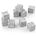 Whiskey Stones Set - Premium Soapstone Chilling Rocks For Scotch Whisky & Bourbon - Keep Your Beverage Cold Without Diluting Your Drink - Perfect Gift For Liquor Drinkers - Set of 9 Cubes With Bag