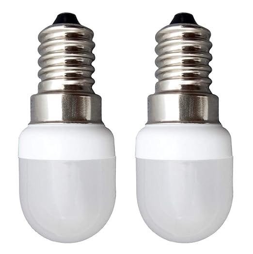 KingYH 2 Pieza LED Frigorifico Lámpara 2W E14 LED Bombilla ESE ...