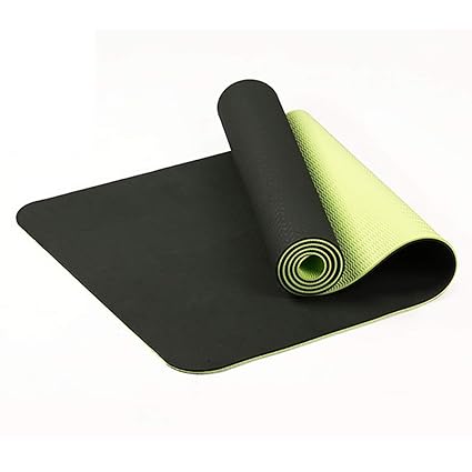 Amazon.com: Yoga Mat Two-Color TPE Tasteless Thickening ...