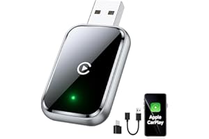 Wireless carplay Adapt for iPhone（IOS10+）.Phone-Car Connectivity.Wired to Wireless Smart car Machine Interconnection abox. Mi