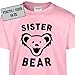 YOUTH / KIDS Sister Bear T Shirt Worlds Best New Big Sisters Tee Okayest Sister Funny Grateful Dead Sis Shirtmandude
