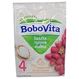 Bobovita Rice Gruel Raspberry for Babies (180g/6.3oz)