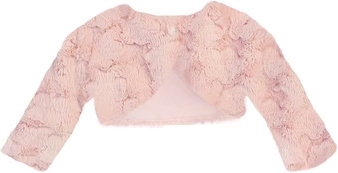 baby faux fur bolero