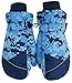 Simplicity Kids Thinsulate Insulated Waterproof Ski Winter Mittens,M,Blue Camo