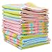 Egles Square Kitchen Dish Cloths 100% Cotton Terry Towel 12”x12 12pcs