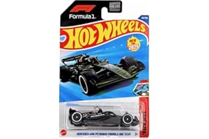 MATTEL Hot Wheels Mercedes-AMG Petronas Formula One Team, Track Aces 1/5, 59/250, 1:64 Scale Diecast Vehicle
