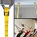 wuudi Ceiling Anchor, 1800lb Commercial Swing Hangers with Upgraded Stainless Steel Locking Snap Hooks for Playground Sets, Porch, Wooden, Aerial Yoga Inversion Antigravity, Swing Seat