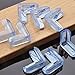 28 Pack Baby Proofing Corner Guards Furniture Corner Edge Safety Bumpers with Adhesive by Agolds (Triangle & Ball Shaped)