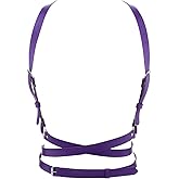 eYLun Women Leather Punk Waist Harness Belt