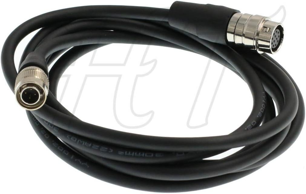 B4 ENG Lens Servo Power Cable Hirose 4 Pin to Hirose 12 Pin for Fujinon Nikon Canon Angenieux Schneider Lens Servo 6.5ft/2m - Image 3