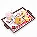 ORCARA Miniature Dollhouse Fast Food American Restauant Doll Accessorie Set of 8