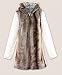 SATUKI Women's Winter Thicken Mid-Length Lamb Wool Hooded Cotton Coats Jackets