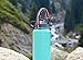 WaterFit Paracord Handle - Paracord Carrier Survival Strap Cord with Safety Ring and Carabiner Compatible with Hydro Flask Wide Mouth Water Bottles 12oz - 64 oz