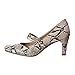 Riverberry Women's Mila Chunky Mid Heel Mary Jane Pumps