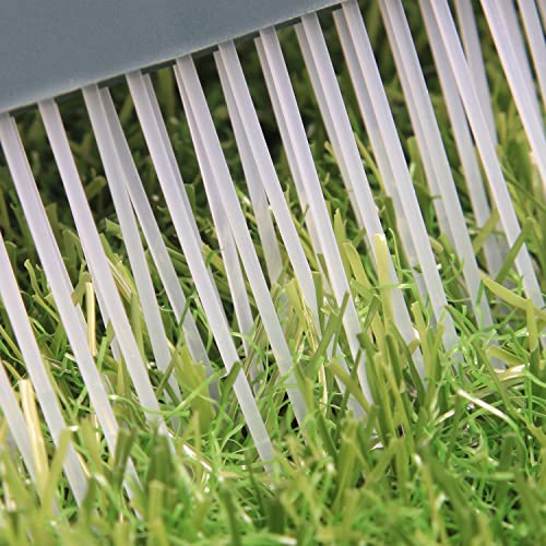 APARECIUM Turf Rake, Artificial Grass Broom Rake With Telescopic Steel