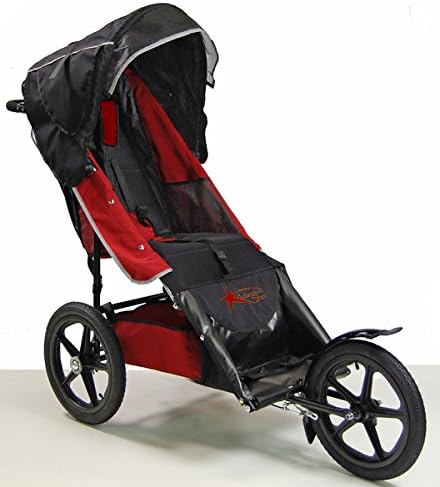 Axiom IMPROV Indoor/Outdoor Mobility Stroller (2, Red)