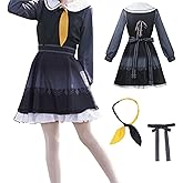 Lmetsky Shinonome Cosplay Costume Dress Cosplay Shinonome Outfit Uniform School Halloween Women