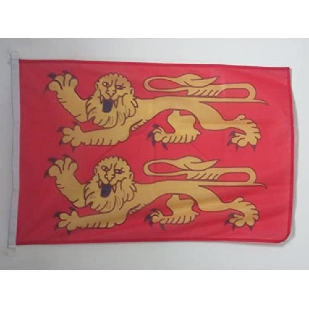 AZ FLAG Lower Normandy Nautical Flag 18'' x 12'', French region of Basse-Normandie flags 30 x 45 cm, Banner 12x18 in for boat