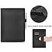 Lenovo Yoga tab 3 10 case, KuGi Multi-Angle Stand Slim-Book PU Leather Cover Case with Hand Strap&Card Holder for Lenovo Yoga tablet 3 10 tablet. (Black)