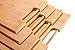 JASZMER Natural Bamboo Cutting Board, Preminum Wood Cutting Board Multi-Size Chopping Serving Board with Handle, 13.38✕9.45✕0.71 in